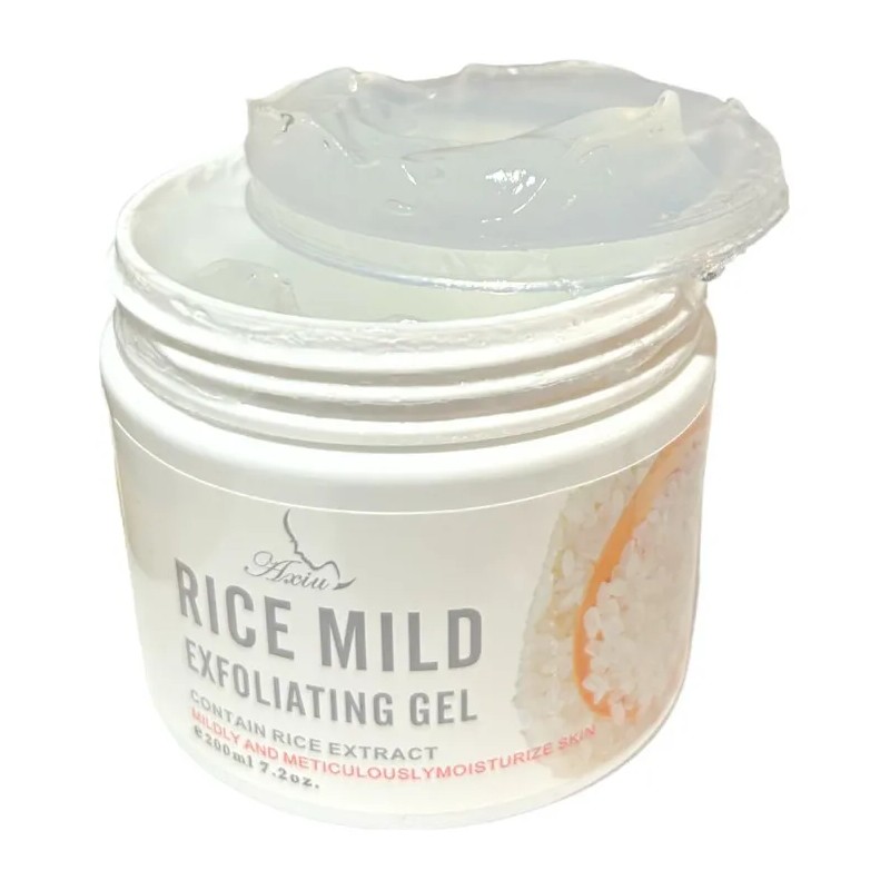 Gel Exfoliante de Arroz 200 ml Limpieza Profunda y Aclarante
