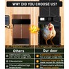 Large Size Automatic Chicken Coop Door Solar Powered - Timer/Manual