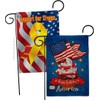 Happy Birthday America Garden Flag - Pack Patriotic Fourth of