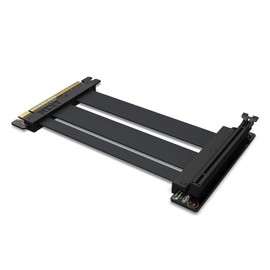 NZXT PCIe 4.0x16 Riser Cable - AB-RC200-B1 - Flexible and Shielded Riser Cable - High-Speed Performance - 200mm Length