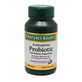 Nature's Bounty Probiotic Acidophilus Tablets, 120 tablets
