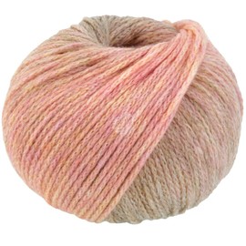 LANA GROSSA Cool Merino Degrade Lightweight Chain Yarn Made of Classic Merino Wool, Hand Knitting Yarn Made of 90% Virgin Wool (Merino) and 10% Polyamide, 50 g Wool for Knitting and Crocheting, 150 m