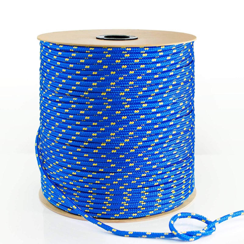 DQ-PP Polypropylene rope, 5 mm, 20 m, blue, load capacity