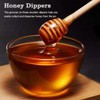 Wood Honey Dipper Sticks, 100-Pack, 3" Long Wooden Honey Dipper