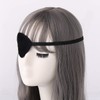 BLESSUME Black Pirate Eye Patch Single Eye Covering(Style 6)