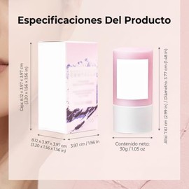 Mascarilla de Arcilla en Barra con Centella Asiática, 1PC | Limpieza Profunda, Minimizador de Poros, Hidratante para Control de Grasa y Puntos Negros, Para Piel Grasa y Sensible
