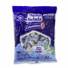 Colombina Colombian Mint Flavored Hard Candy Colombina 100-pack Menta Helada