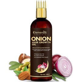 Generic Naturals Onion hair oil for hair Growth & Hair Fall Control with Pure Argan, Almond, Olive, Castor, Jojoba oils, 100ml