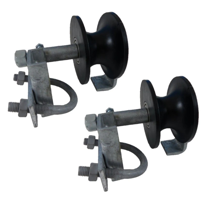 Jake Sales (2) Chain Link Rolling Gate NYLON TRACK ROLLERS: