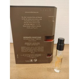 HERMÈS New Terre D'Hermes HERMES PARIS Eau de Toilette Sample 0.06 oz 2 ml Travel Size