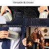 JLDAdornGo Wallet for Men RFID Slim Trifold Genuine Cattle Leather