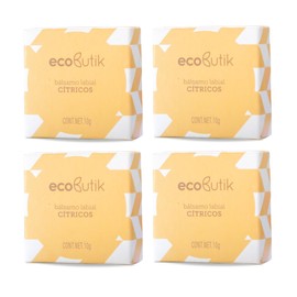 Bálsamo para labios resecos o partidos sabor a citricos 4 de 10g.