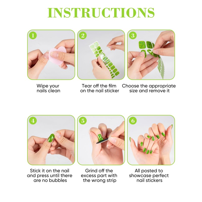 48 Pcs No UV Light Needed Self-Adhesive Semi Cured Stick