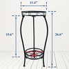 C CASIMR CASIMR 2 Tier Plant Stand Indoor Outdoor, 26.6"