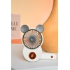LACOVIA Cute Mickey Misting Mini Fan, Handheld Portable USB Rechargeable