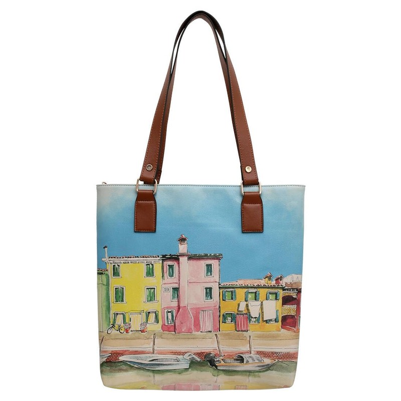DOGO Burano Island Multi Pocket Bag, blue