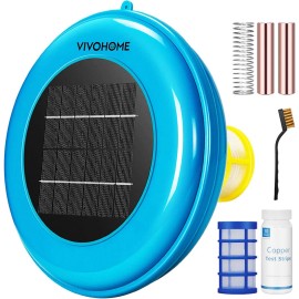 Unbranded Solar powered Pool Ionizer Kills Algae Reduces Chlorine,Cover - Type 3