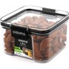 Sistema J7S95 Ultra Square Food Container, 460ml, Black, Brown/Tan