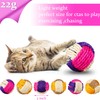 6 Pieces Cat Toy Ball Cat Sisal Ball Interactive Cat