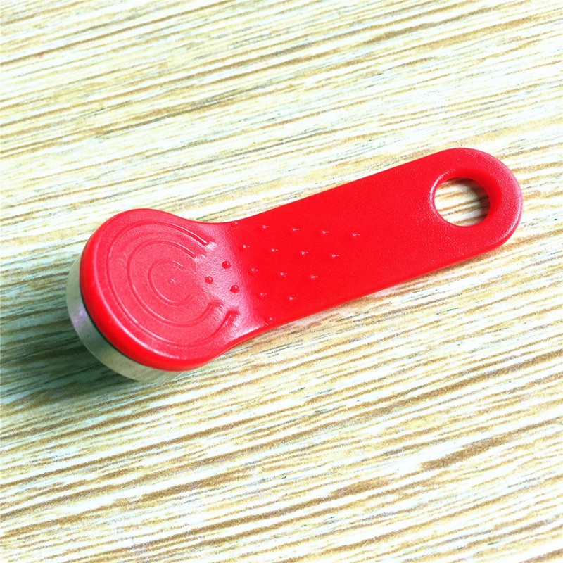 YARONGTECH TM1990 DS1990A-F5 Dallas ibutton with metal ring red color