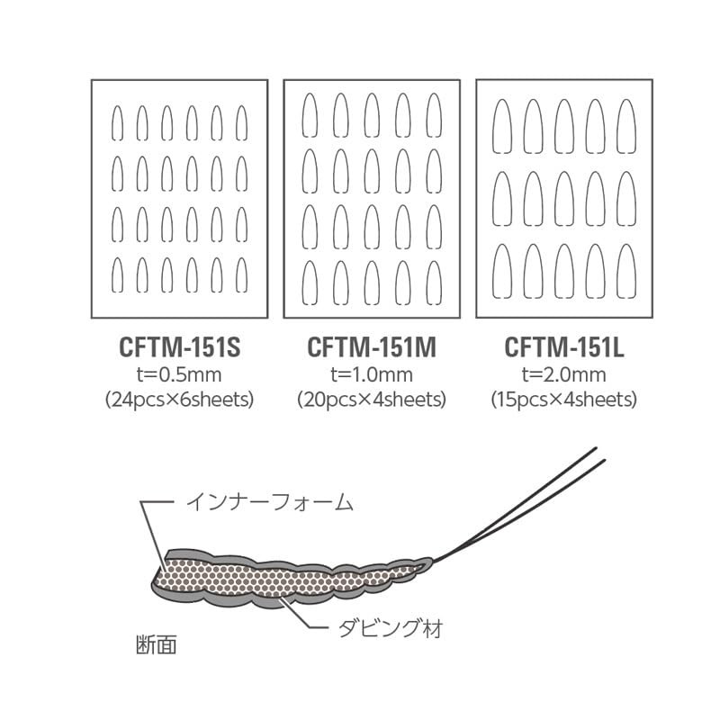 C&FDESIGN Extended Body Inner Foam