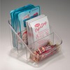iDesign 3-Section Divided Packet Organizer for Kitchen and Pantry Storage