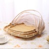 2Pcs Food Serving Tent Basket Fly Skeeter Insect Resistant Bamboo