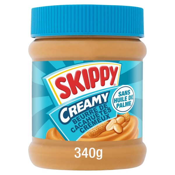 Skippy Creamy Peanut Butter - Creamy Texture & American Flavour - 340g