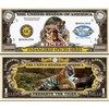 ENDANGERED TIGER Prank Bills (5 novelty bills) - Tiger Theme - Unisex - Ages Teen - Indoor Use - No Assembly Required