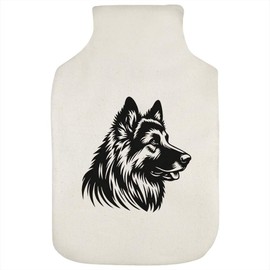 'German Shepherd Dog Side-View' Hot Water Bottle Cover (HW00036014)