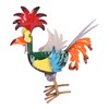 Rooster Statue Figures Ornament Metal Rooster Display Model Toy for