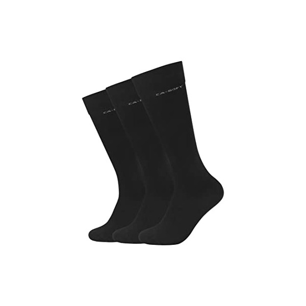 Camano Unisex Knee Socks Pack of 3, black