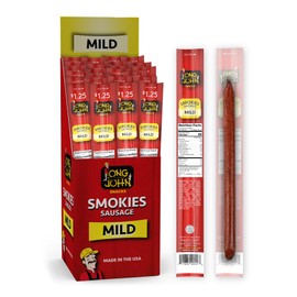 Long John Snacks Smokies Smoked Sausage Links, Mild, 24 Pack