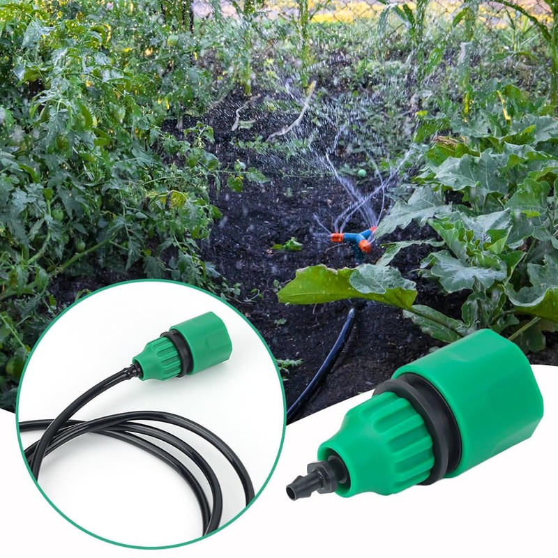 PAORHS Gartenschlauch Einwegadapter Armaturenanschluss für die Bewässerung Packung mit 6