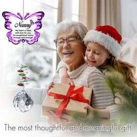 Nanny Gifts, Gifts for Nanny Grandma from Grandchildren Sun Catchers, Nanny Birthday Gifts, Mothers Day Nanny Gifts from Grandkid,Gifts for Nana Nan, Presents for Grandma