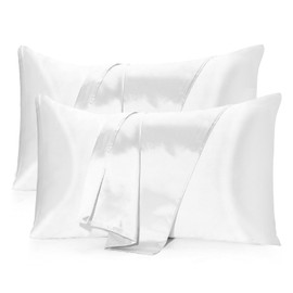 2-Piece Set of 2, 43 / 63, Double-Sided, Washable, Pillow Case, Envelope Type, Pillow Cover, Beautiful Skin, Beautiful Hair, Anti-Static, Anti-Friction Reduction, Comfortable Sleep, Dust Mites,