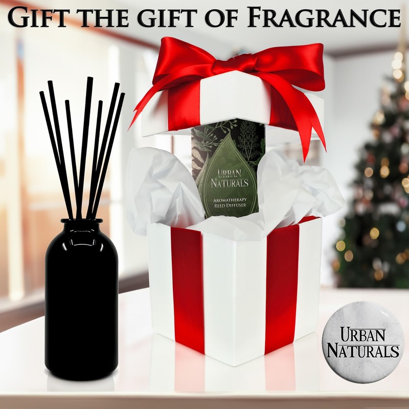 Urban Naturals Lavender Cedarwood Reed Diffuser Oil Set with Reed