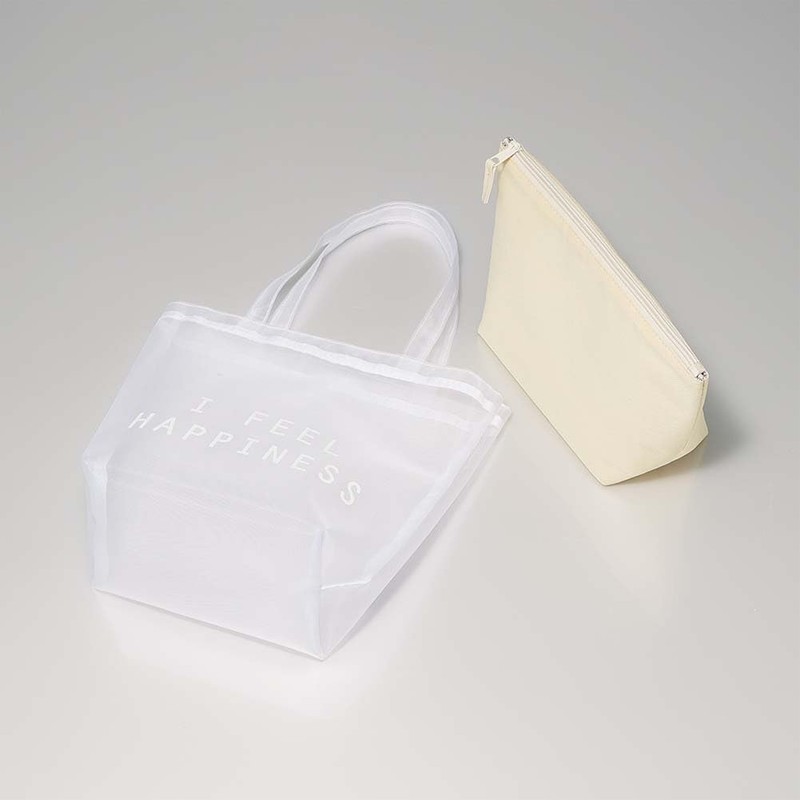 Skater Women's Tote Bag, Mesh Bag, Lemon