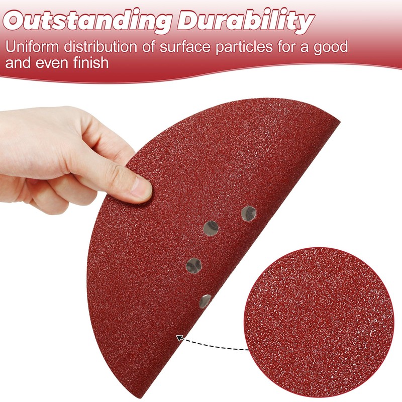 Sandpaper 225 mm Velcro (Pack of 30, 240 Grit)