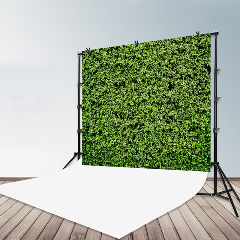 Artificial Leaves Photography Background Fabric Birthday Party Decoration Backdrop