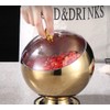 Mozacona Gold Stainless Steel Spherical Sugar Bowl Seasoning Jar Mints