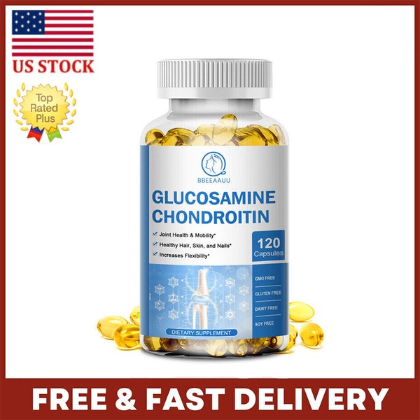 Bbeeaauu 3000mg Glucosamine Chondroitin MSM With Vitamin D3 Triple Strength