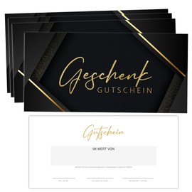 Blanko Gutschein‑Karten DIN Lang (25 Stk) – 260 g Premium‑Chromokarton – Wertgutscheine zum Ausfüllen für Beauty, Wellness, Friseur, Restaurant & lokale Dienstleister | Gutscheine Vorlagen
