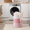 CLHMILY&Z 40L Laundry Basket Round Storage Rope Basket - 13x18