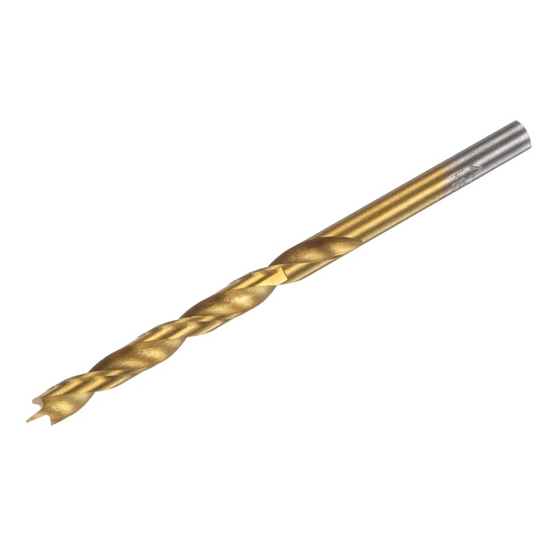 sourcing map Brad Point Drill Bit 4.5mm(11/64") Dia Straight Round