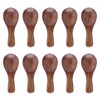 10pcs Small Wooden Spoons Cooking Condiments Spoons for Kitchen Seasoning