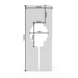 discount sizing Rectangle Size Dividers - Package of 40 - Sizes (XXS-XXXL) (White with Black Print)