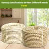 YALAVA Natural Sisal Rope for Cat Scratching Posts, 3/8 Inch