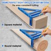 8.5 Inch Large Carpenter Square – Multi-Angle Measuring and Marking