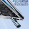 YFFSFDC USB Type C Converter Adapter, LED Watt Screen Display,